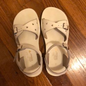 Nice Girls white sandals